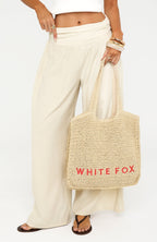 Tyrus Large Top Handle Bag Natural/Coral