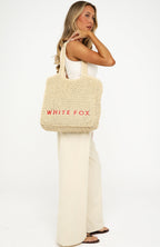 Tyrus Large Top Handle Bag Natural/Coral