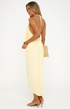 Belle Vita Midi Dress Lemon