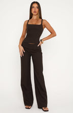 Moon Shine Pants Chocolate