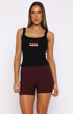 Club 14 Taylah Singlet Top Black