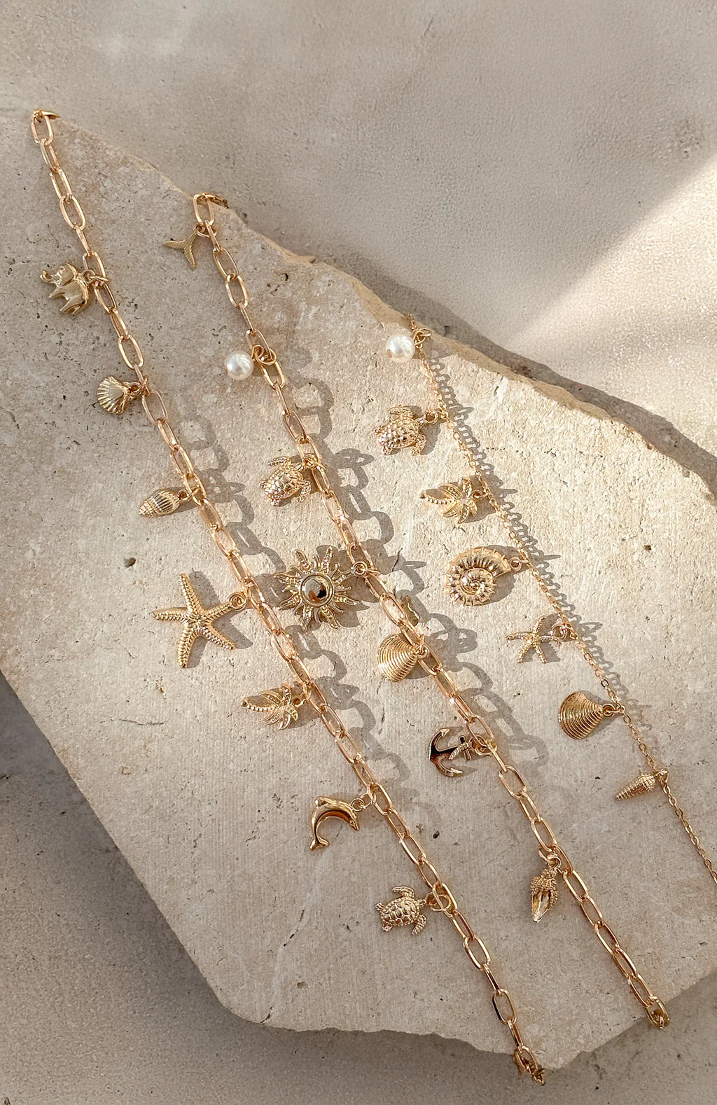 Mayer Necklace 3 Piece Set Gold
