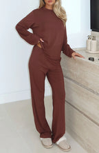 Slow Life Pyjama Pants Chocolate