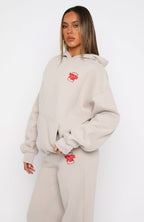 With Love For You Oversized Hoodie Moon