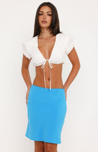Angel Status Midi Skirt Blue