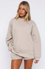 Love You Forever Oversized Sweater Moon