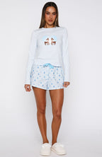 Baby It's Cold Outside Pyjama Shorts Morning Frost