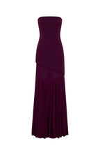 Sending My Best Strapless Maxi Dress Burgundy