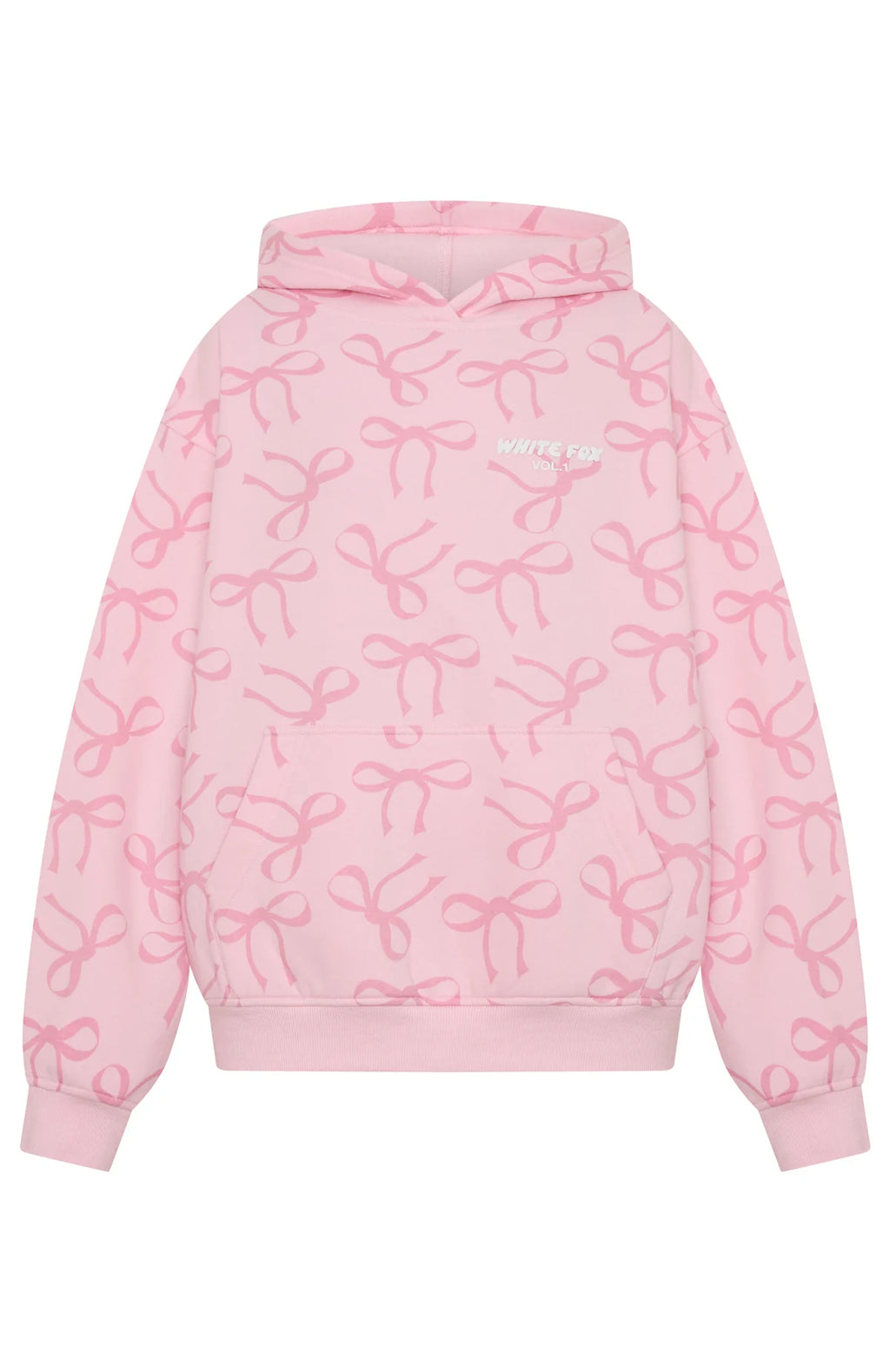Vol. 1 Oversized Printed Hoodie Posy Bow
