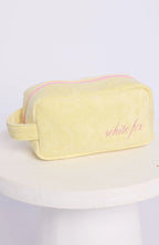 Lillian Cosmetic Bag Lemon