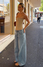 Tell Me A Secret Strapless Bustier Nude