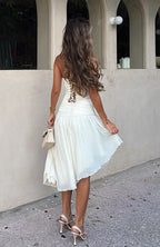 Forever Love Midi Skirt Off White