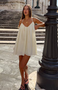Whimsical Feelings Mini Dress Off White