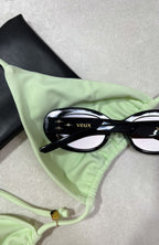 Emerald Sunglasses Black/Chocolate