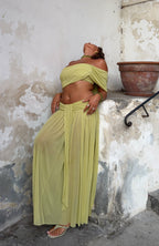 Amore Ease Maxi Skirt Pistachio Mist