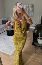 Soft Sin Maxi Dress Chartreuse