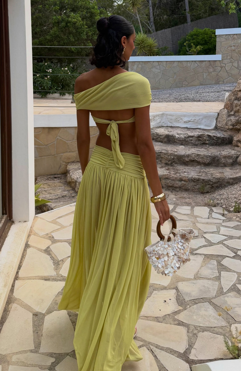 Amore Ease Maxi Skirt Pistachio Mist