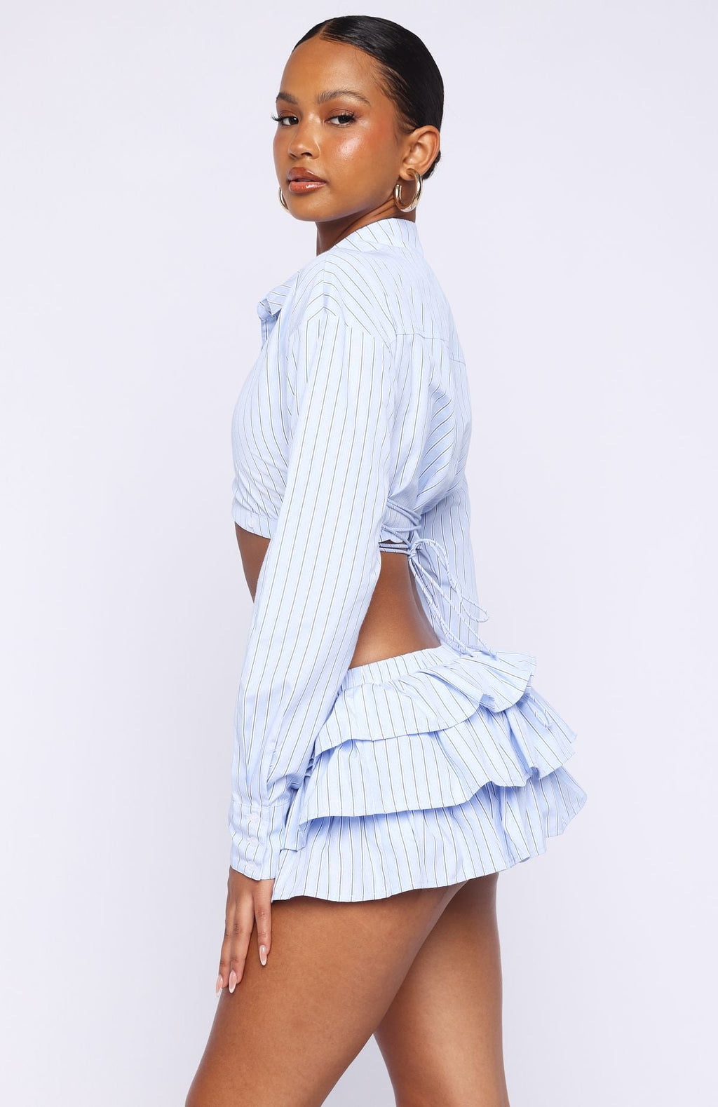 Lightening Hour Long Sleeve Shirt Sky Blue