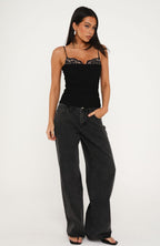 Free Mind Bustier Black