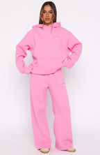 Vol. 1 Oversized Hoodie Bubblegum