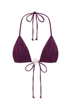 Frangipani Isle Bikini Top Plum
