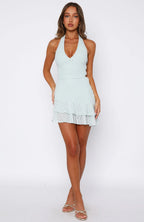 All I Wanted Was This Mini Dress Baby Blue