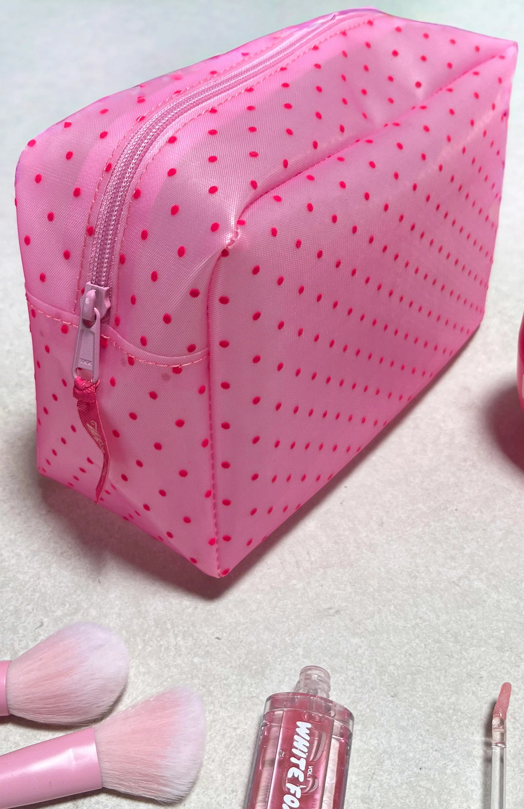 Nora Case Pink Polka Dots