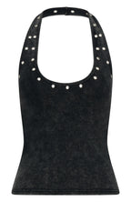 Lost Souls Halter Top Washed Black