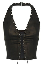 Falling Star PU Bustier Chocolate
