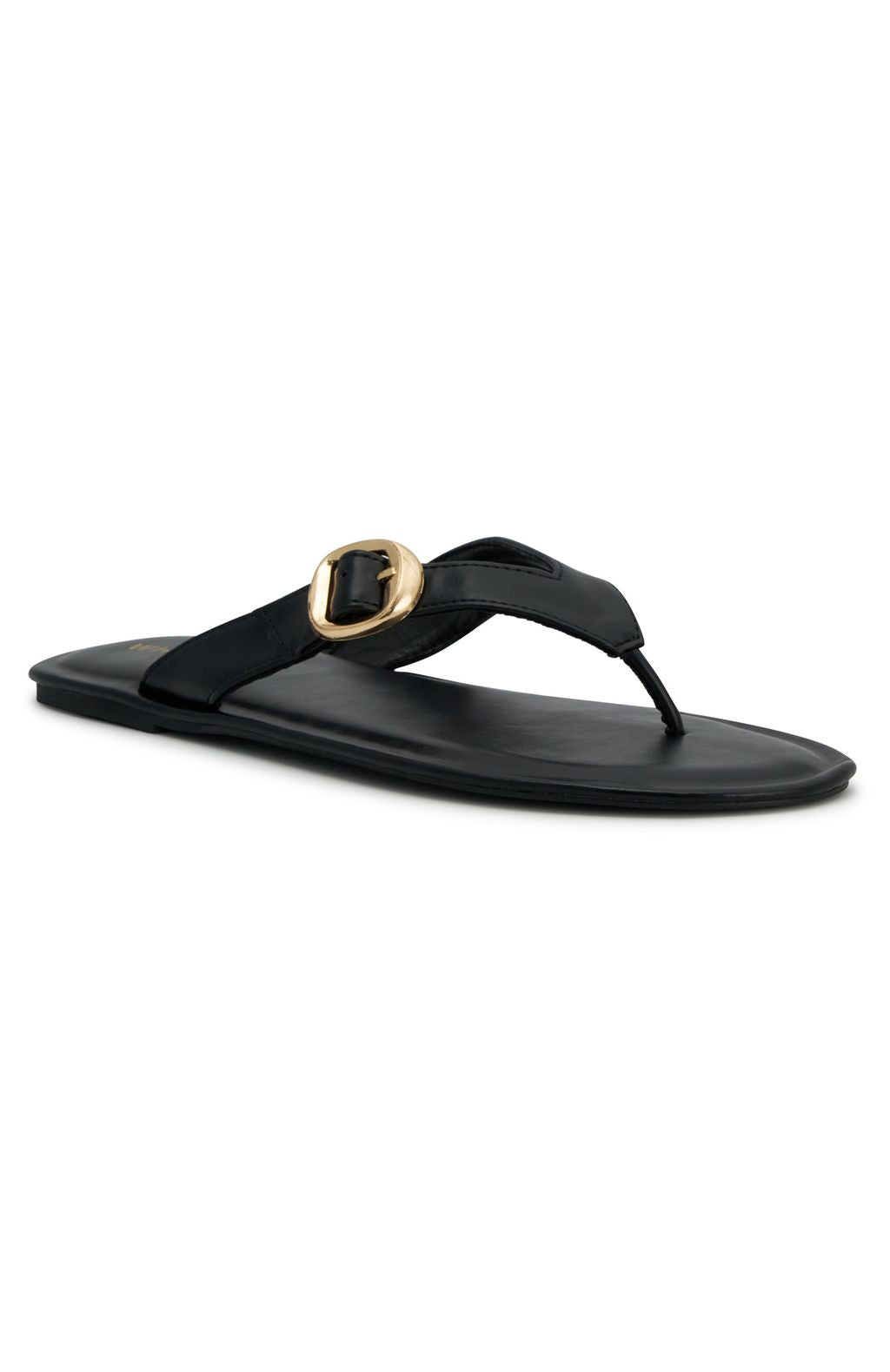 Tarrant Thong Sandals Black PU