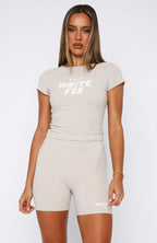 Offstage Fitted Baby Tee Moon