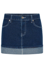 Charlotte Denim Mini Skirt Dark Indigo Wash