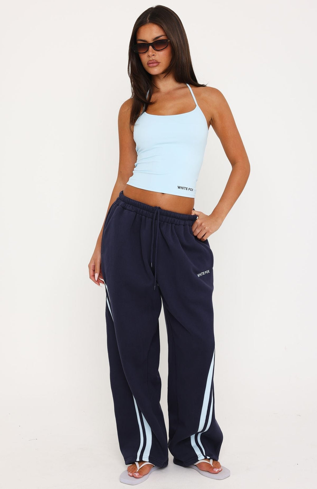 We Both Know Halter Top Blue