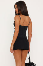 Take A Stance Mini Skort Black