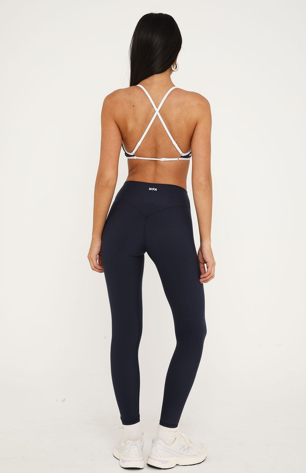 Roam Mid Rise Leggings Vintage Navy