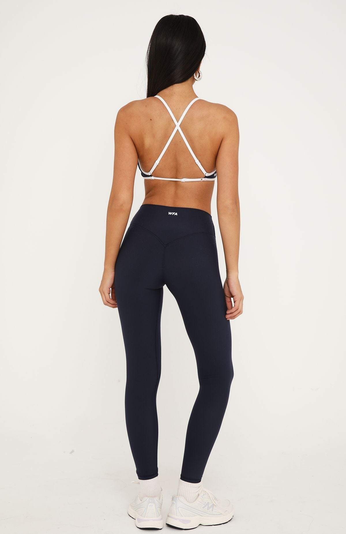 Roam Mid Rise Leggings Vintage Navy