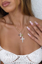 Gable Necklace Set Gold