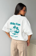 Made For The Heat Oversized Tee White