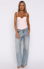Stuck To You Bodysuit Baby Pink