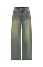 Maeve Low Rise Wide Leg Jeans Sand Wash