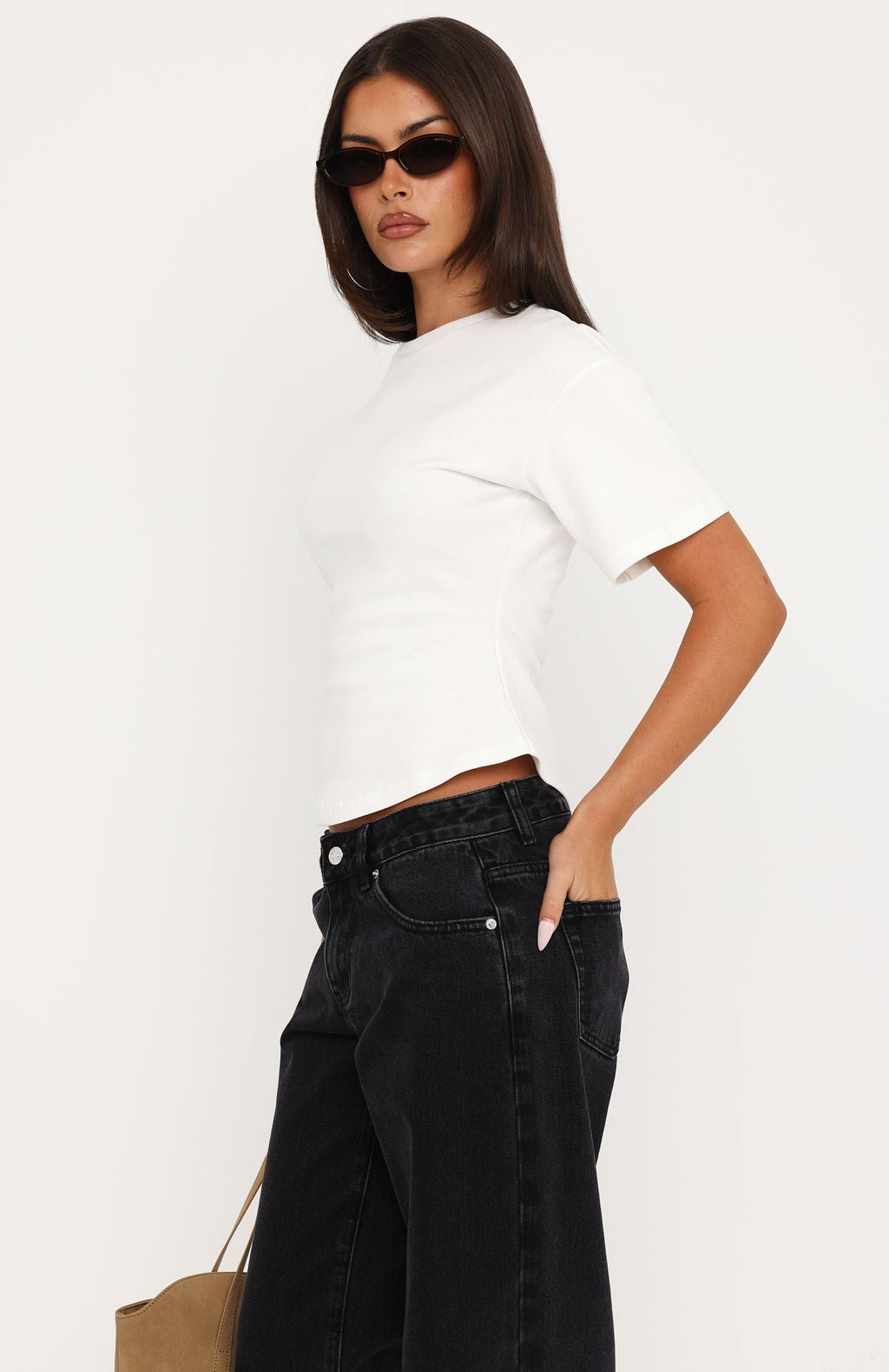 Whisper In Time Short Sleeve Top White