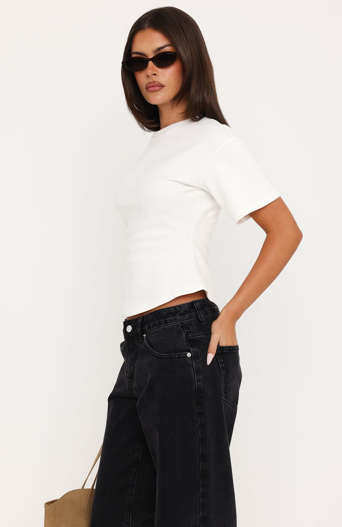 Whisper In Time Short Sleeve Top White