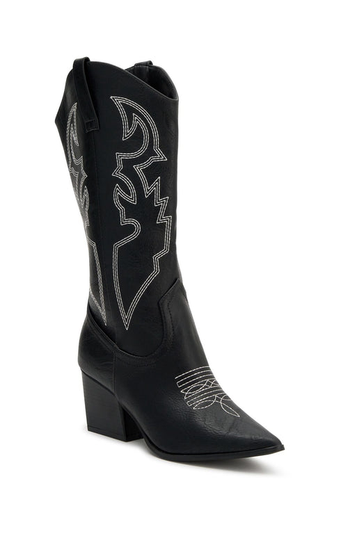 Alice Cowboy Boots Black