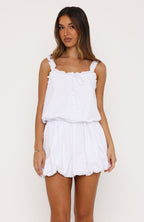 Soft Girl Mini Dress White