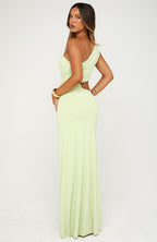 Selene Veil Maxi Dress Pistachio
