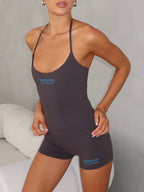 Studio 17 Lila Halter Top Charcoal