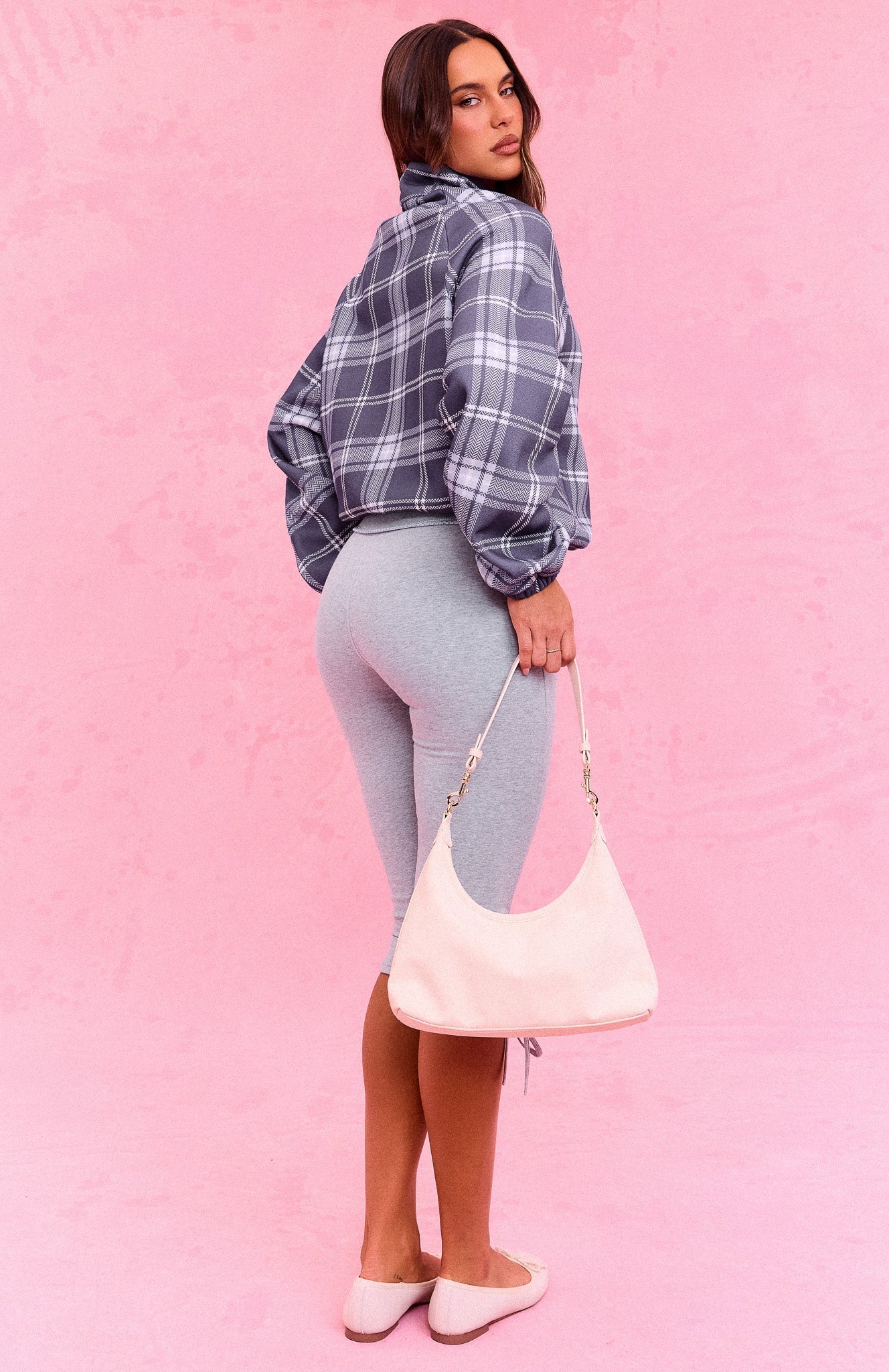 The Social Club Bianca Capri Pants Grey Marle