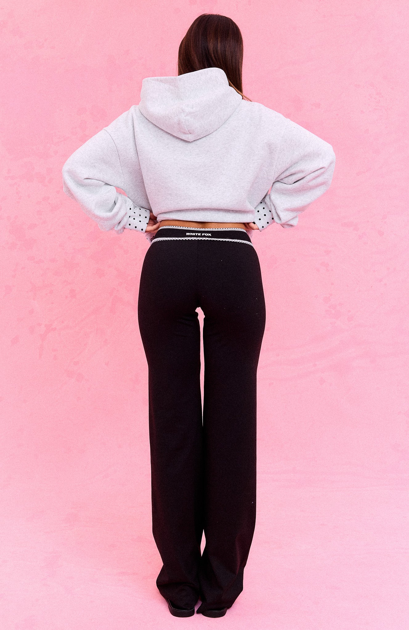 The Social Club Hayley Straight Leg Pants Black