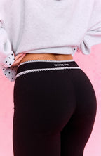 The Social Club Hayley Straight Leg Pants Black