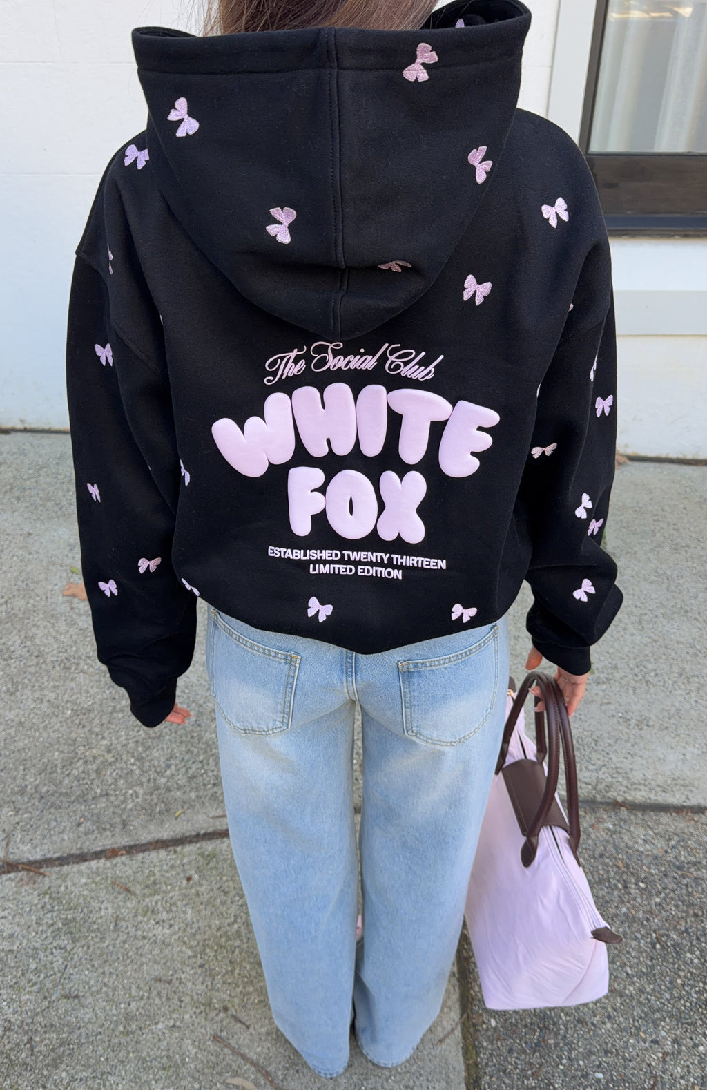 The Social Club Lottie Oversized Hoodie Black